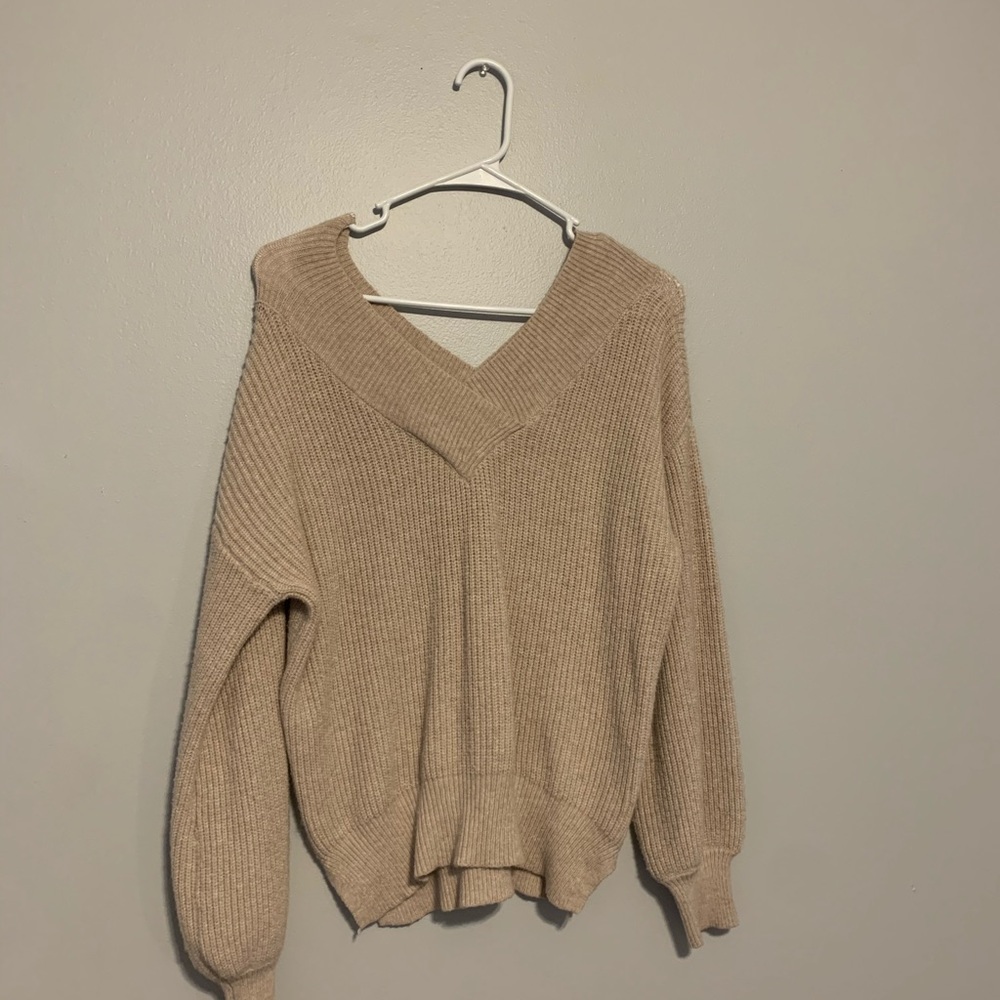 Off the shoulder sweater